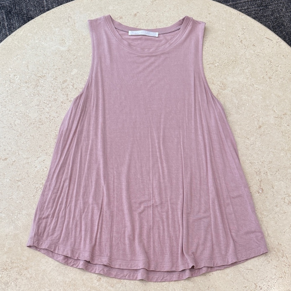 Double Zero Mauve Sleeveless Tank Top